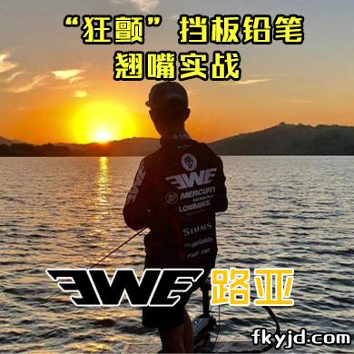 EWE路亚  “狂颤”挡板铅笔翘嘴实战